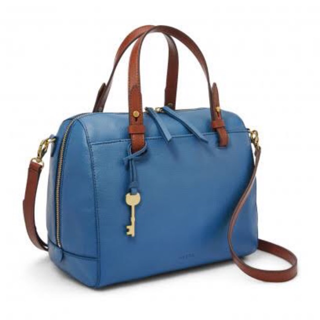 Fossil Rachel Satchel Blue Original