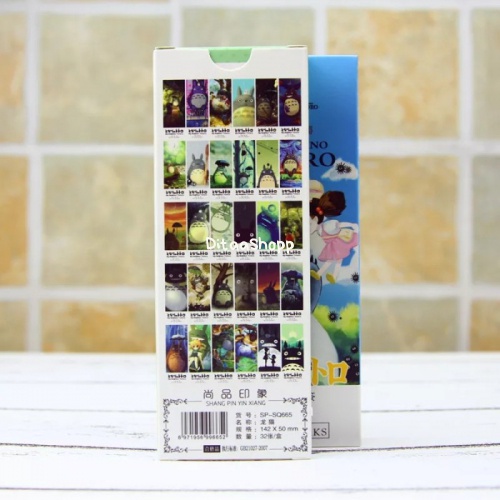 

Totoro Ghibli Bookmark Pembatas Buku Set 32 Pcs 024
