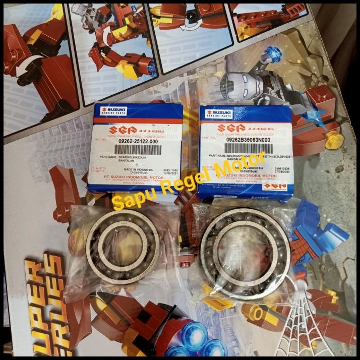 Bearing Kruk As Smash Set Kiri Kanan 6205 - 6007 Original Sgp