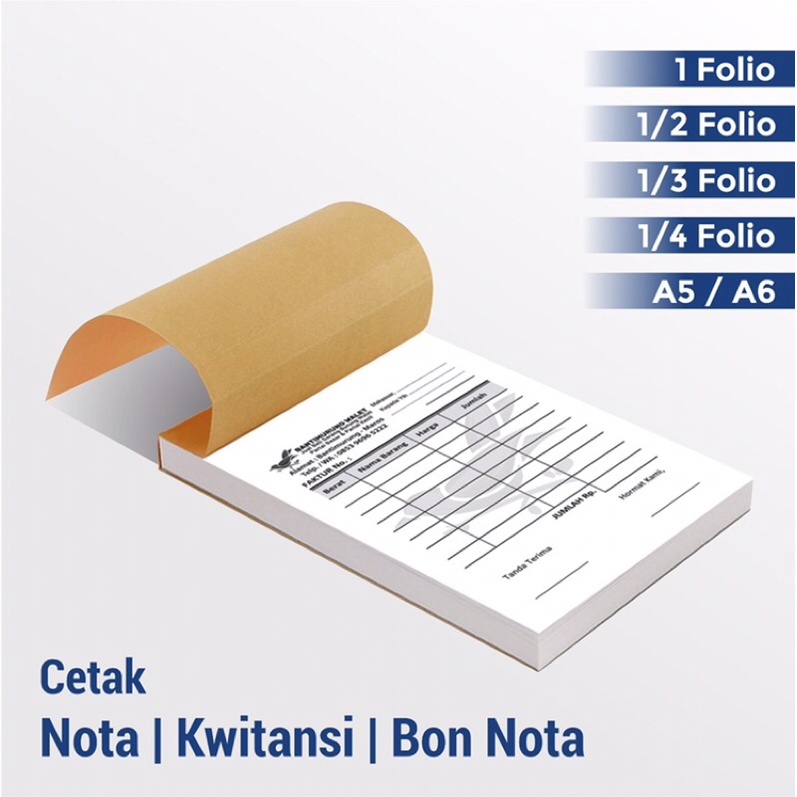 

Cetak Nota NCR 2 Ply Custom