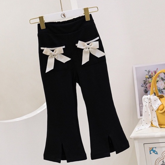 SSP10-Setelan Set Anak Perempuan Kemeja PolkaLove + Celana Panjang Cut bray