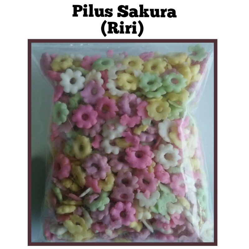 

Pilus Sakura Warna Warni Riri 250 gram Cemilan Snack Kiloan Murah