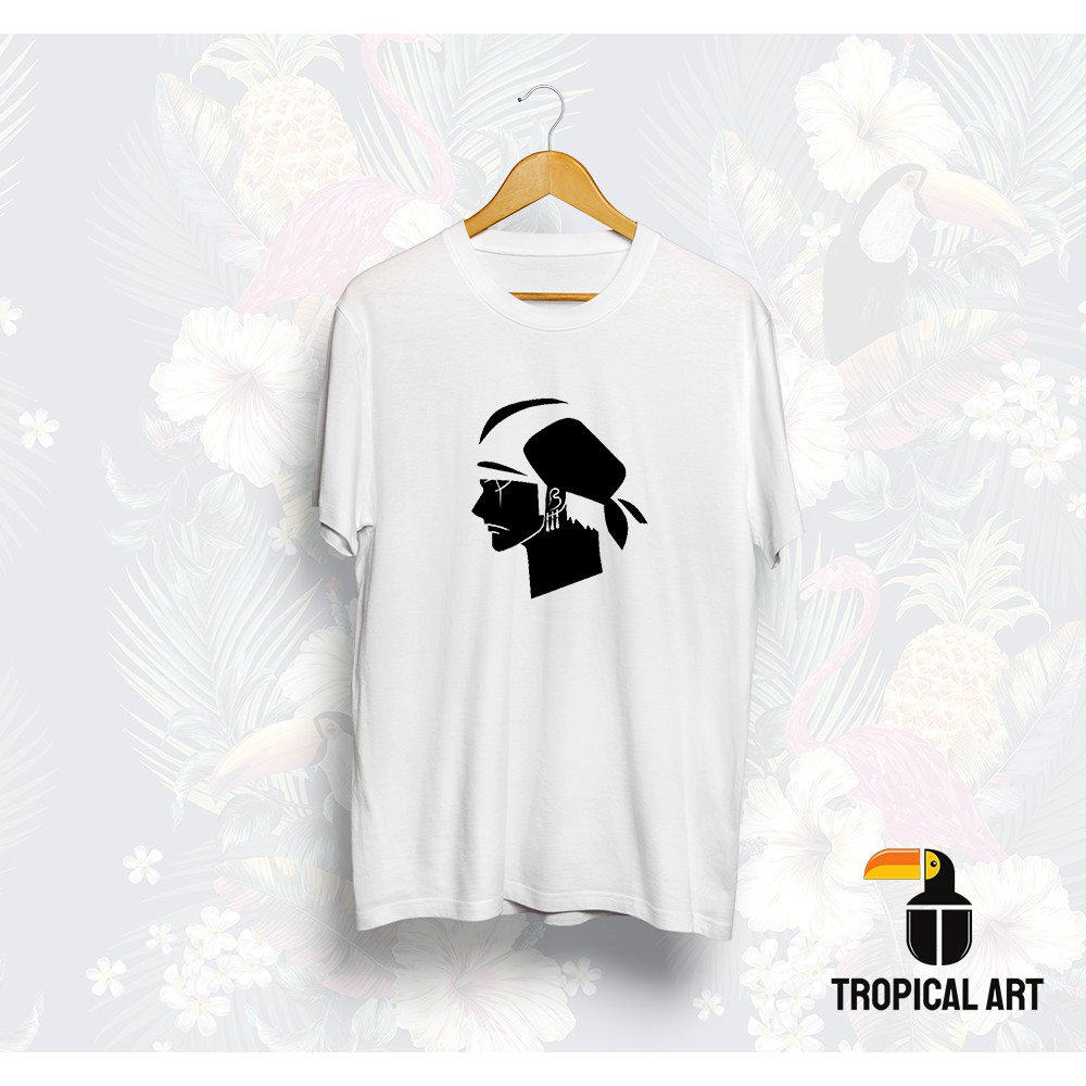 Kaos RORONOA ZORO PIRATE HUNTER KAIZOKU-GARI NO ZORO / BAJU ANIME ONE PIECE TOPI JERAMI CREW