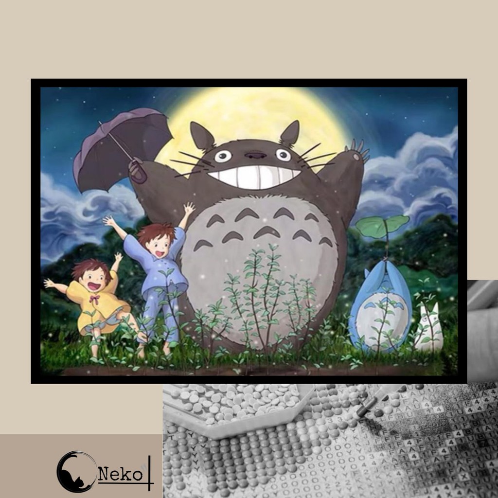 

⭐Oneko⭐ Diamond 3D 5D Painting {30x40cm} Anime My Neighbor Totoro