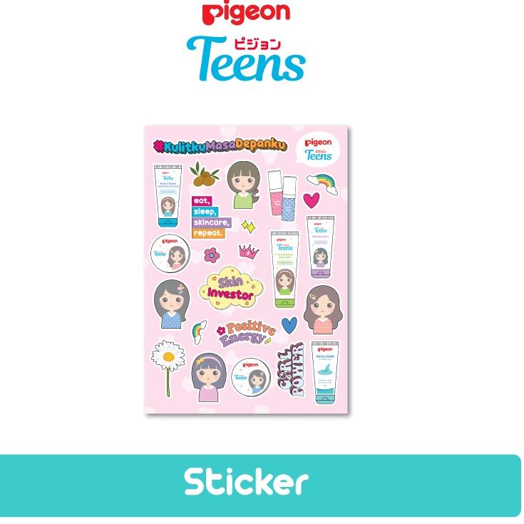 

CiY, (FREE GIFT, NOT FOR SALE ) STICKER PIGEON TEENS ||Trend lagi