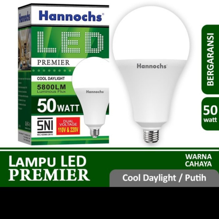 LAMPU LED HANNOCHS PREMIER 50WATT LED HANNOCHS PREMIER 50W JUMBO