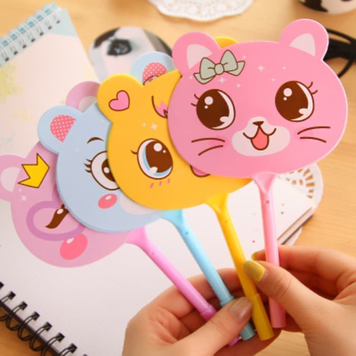 

Pulpen Kipas Motif Kucing Pulpen Lucu Pulpen Kipas Animal Pulpen Unik