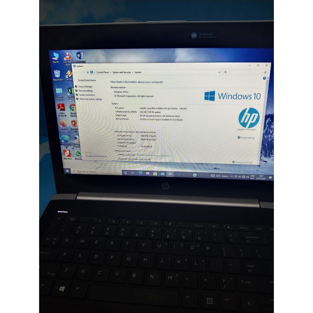 Hp probook 430 G5 Ram 8,HDD 500 SSD 128,core i3 Gen 6 Hp probook,gen6