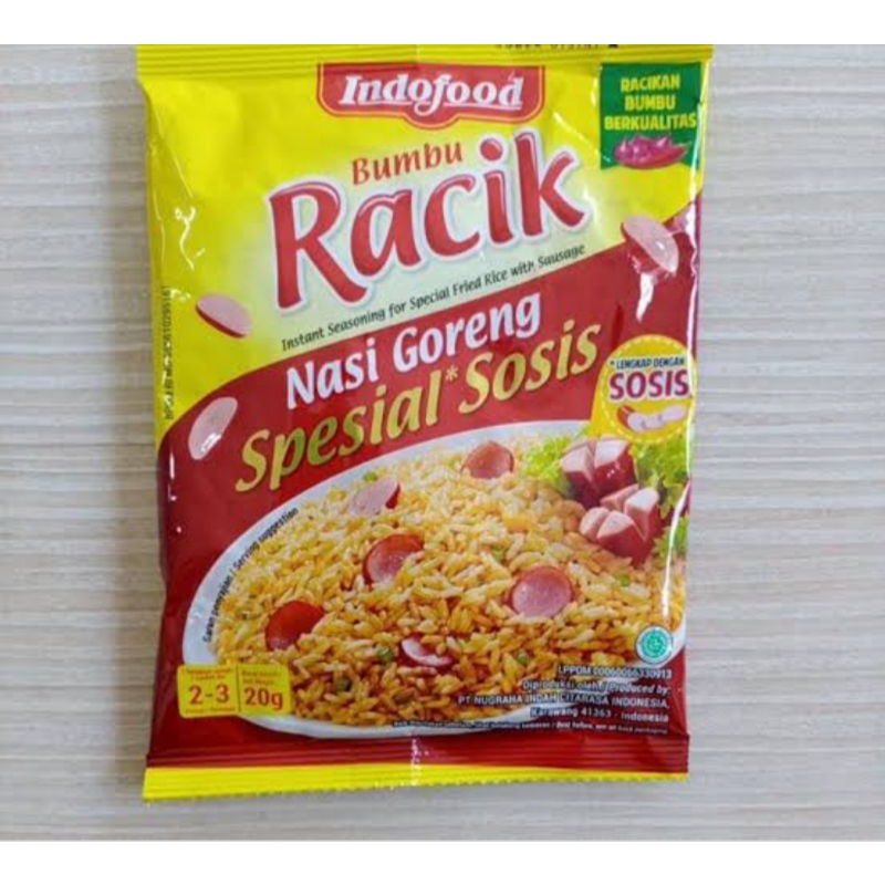 

bumbu racik nasi goreng spesial sosis