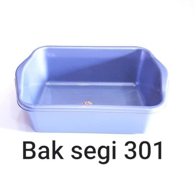 BASKOM ABU-ABU KOMET STAR 301 PLASTIK / BASKOM KOTAK / BAK SEGI SILVER - PG