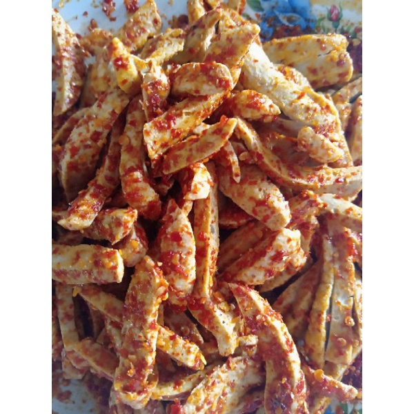 Basreng daun jeruk 1kg (1000g) makanan ringan makanan kering-1