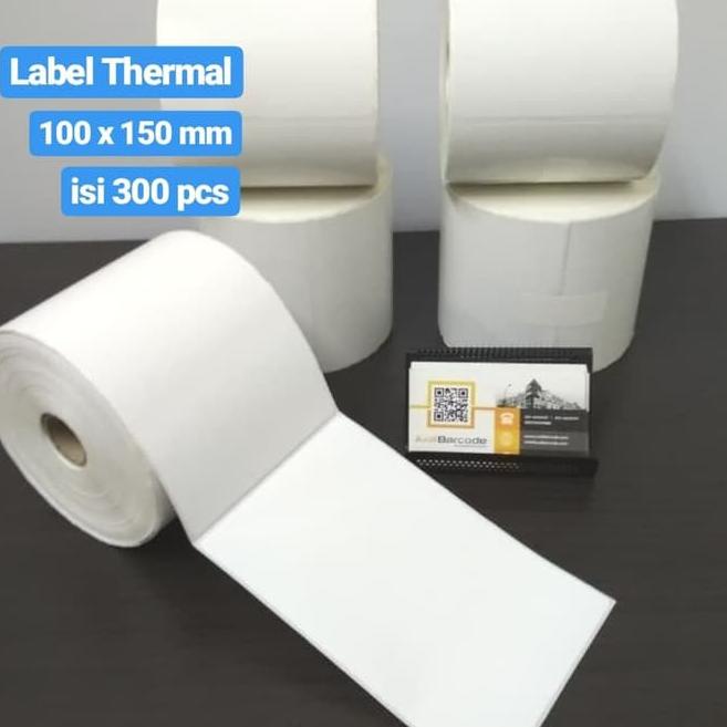 

Ready 0YZDJ Label Sticker Barcode Thermal 100x150mm - 100x150 - 100 x 150 mm (Isi 300pcs) 59 Dijual Murah