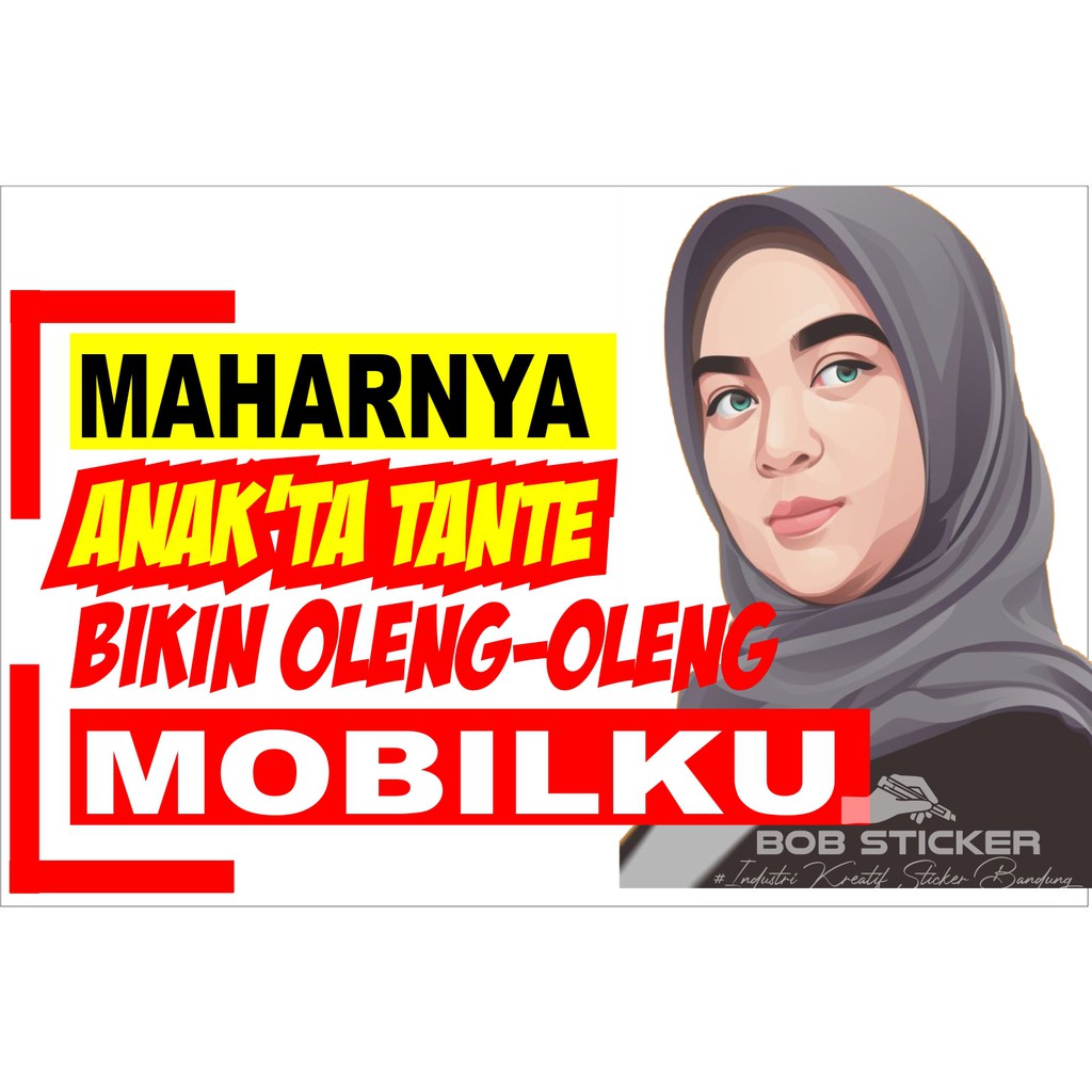 Stiker Kata Kata keren, sticker kata kata, stiker kaca mobil, stiker Bodi Mobil, stiker truk, stiker