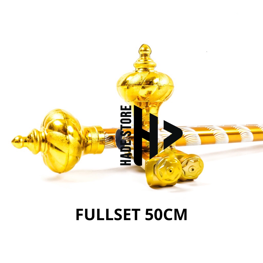 BESI GORDEN/TIANG GORDEN / BATANG GORDEN FULL SET / TONGKAT HORDENG / MOTIF URIL / -+ 50CM - 75 CM