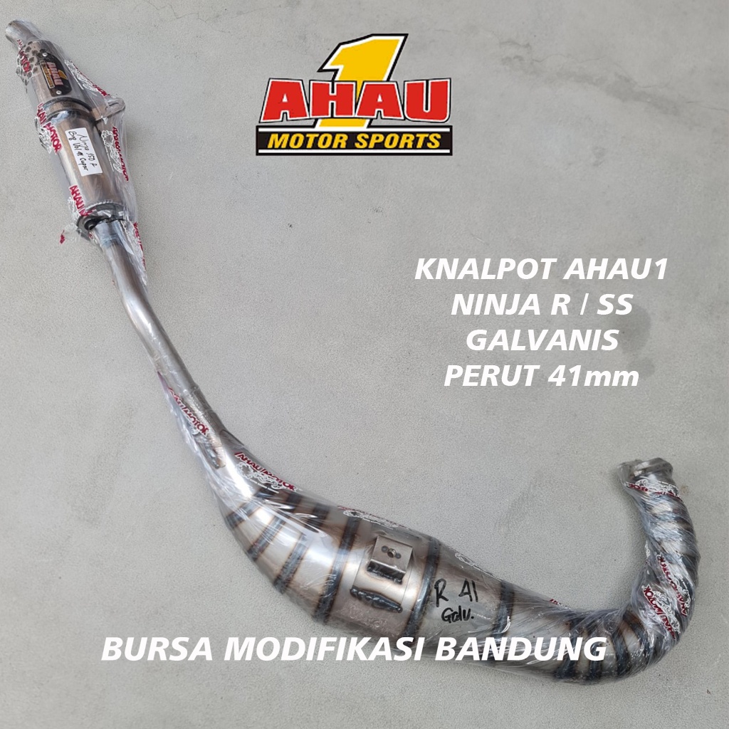 KNALPOT AHAU1 NINJA R SS GALVANIS 41mm SUPER AHAU ONE AHAUONE