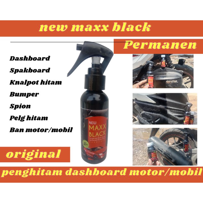 paket murah 2 botol 100 ml+80 ml penghitam  body dashboard motor dan mobil,penghitam permanen,untuk menghitamkan ,dashboard,spakboard,bumper,knalpot hitam,velg hitam,spion,ban motor dan mobil