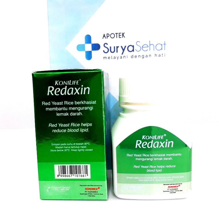 Konilife Redaxin Konimex Botol isi 30 kapsul - Mengurangi Lemak Darah - Apotek Surya Sehat