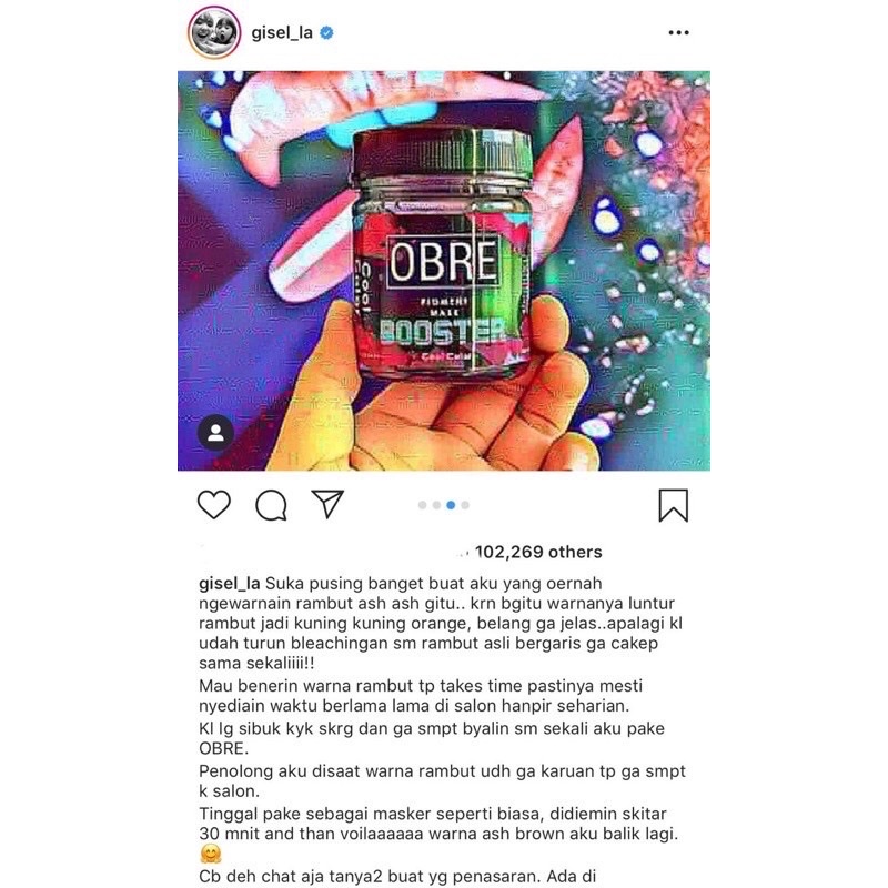 OBRE PIGMENTED hair mask PIGMENT Masker rambut-8