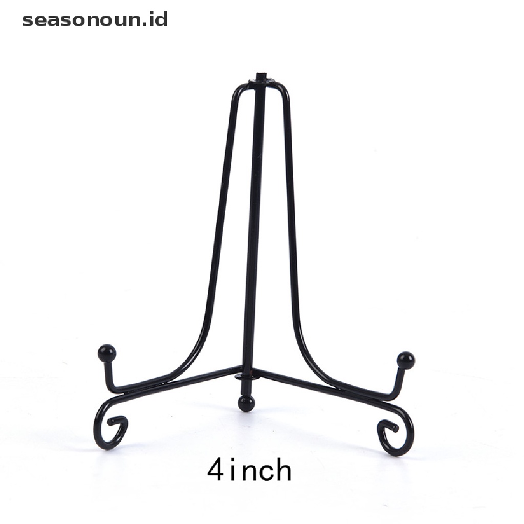 (seasonoun) Stand Holder / Dudukan Display Piring / Bingkai Foto Bahan Besi Untuk Dekorasi