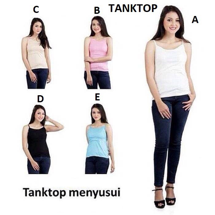 Baju Manset / Tanktop Menyusui ( Pakaian Nyusuin Polos-Ibu Nyusu Bayi-Kado Melahirkan Lahiran Nete )