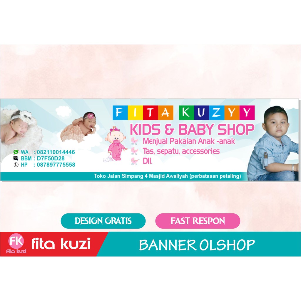 Download Gratis Contoh Banner Foto Bayi Full HD Lengkap 