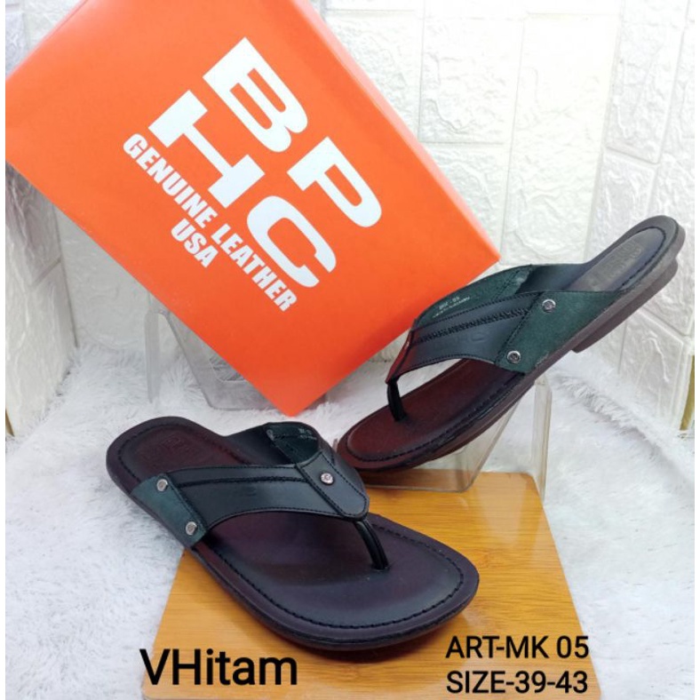 Sandal kulit asli pria bphc Mk-05