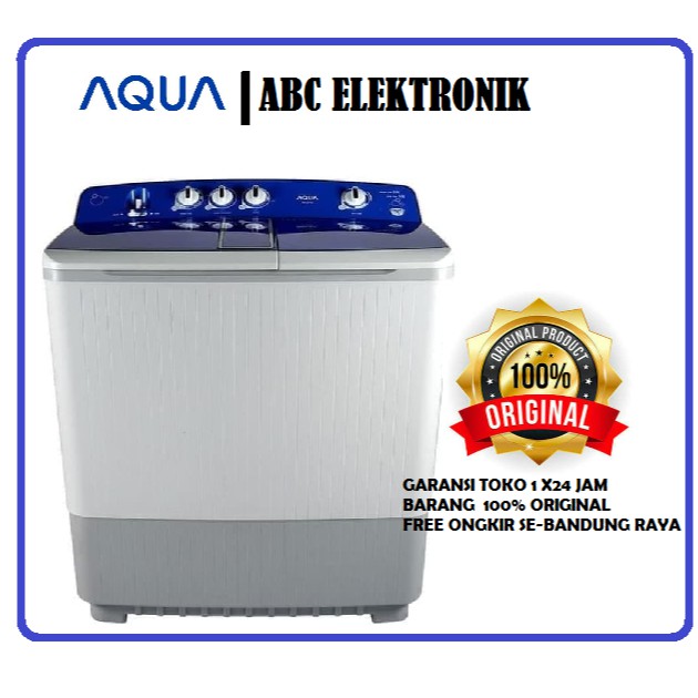 MESIN CUCI 2 TABUNG AQUA 20KG 2070