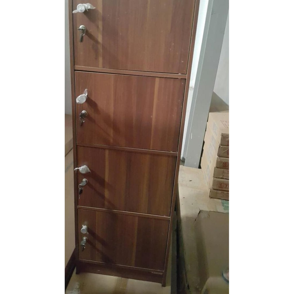 Yo Rak Serbaguna 4 Pintu Rsg Kayu Minimalis Sudah Rakit Motif