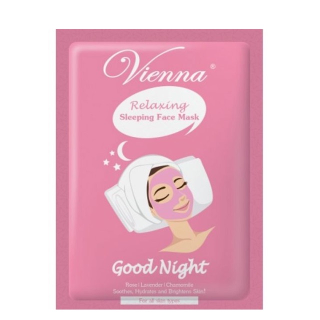 sachet - Vienna relaxing sleeping mask // vienna face mask sleeping