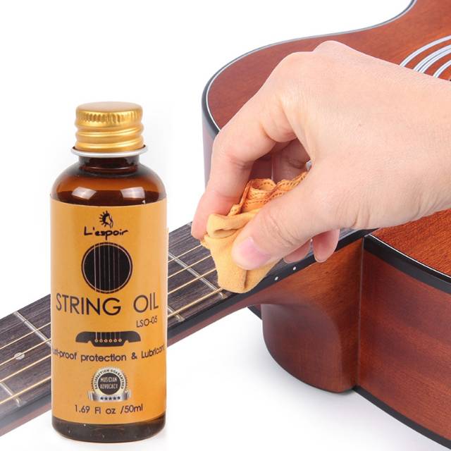 Pembersih Senar Gitar Akustik Elektrik Lespoir Rizo Original 50ml