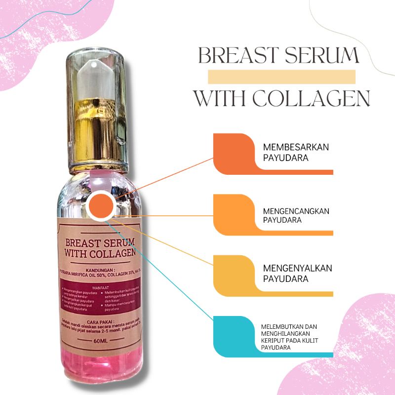 BREAST SERUM/ SERUM PD KEPINGAN COLLAGEN 60ML