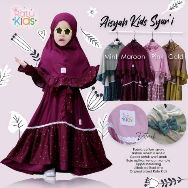 Aisyah kids syari Ori ratu