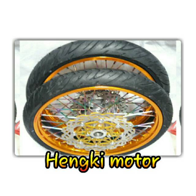 Velg ninja RR dan ninja R gold plus ban