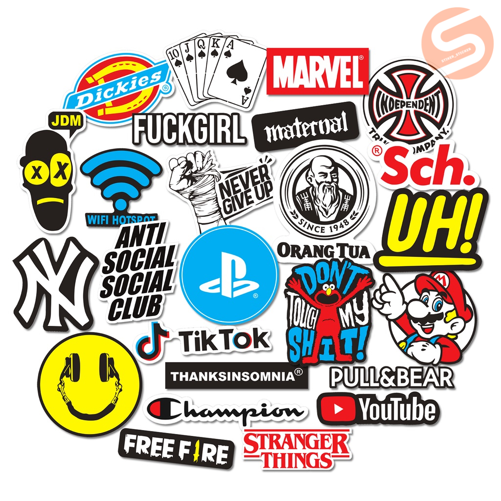 

Stiker Pack (25 Pcs) Stiker Mix 2 Stiker Helm Stiker Laptop Stiker HP Stiker Motor Stiker Logo Stiker Brand Stiker Aesthetic Stiker Koper Stiker Distro Stiker Keren Stiker Graftact Stiker Anti Air Stiker Anti Luntur Stiker Premium