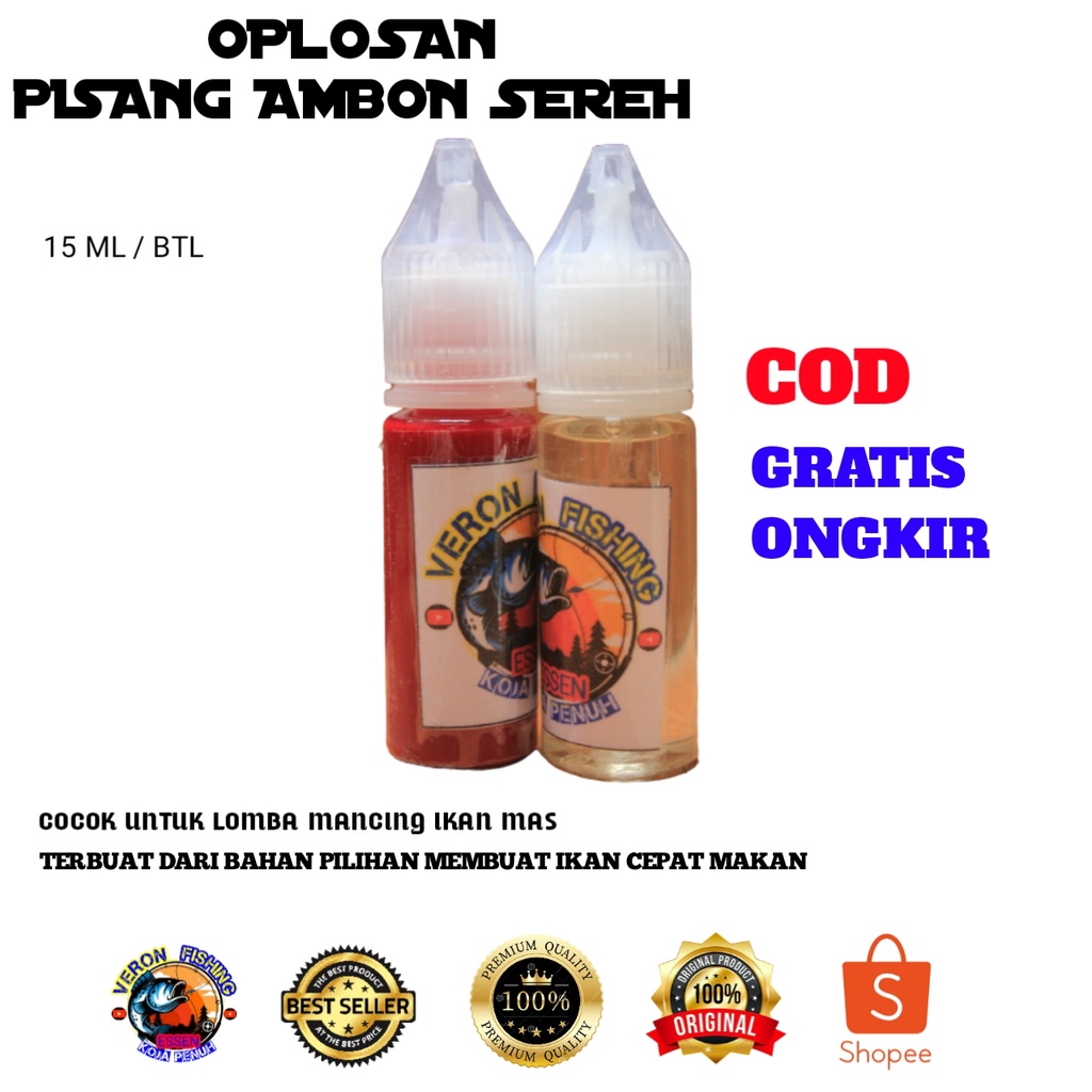 ESSEN VERON FISHING PISANG AMBON DAN SEREH 1PAKET