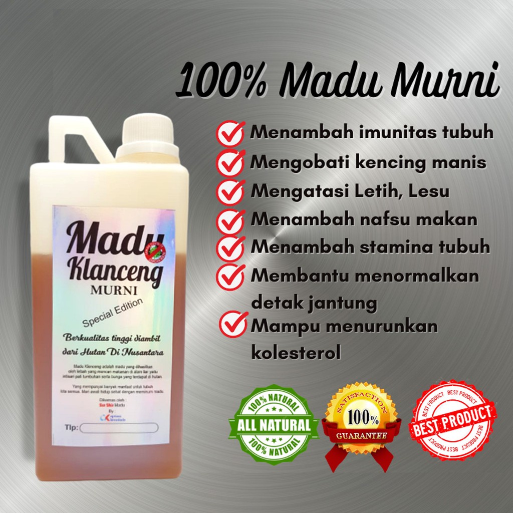 

Madu Klanceng Teuweul Klenceng Sarang Hutan Asli 100% Manis Murni Original