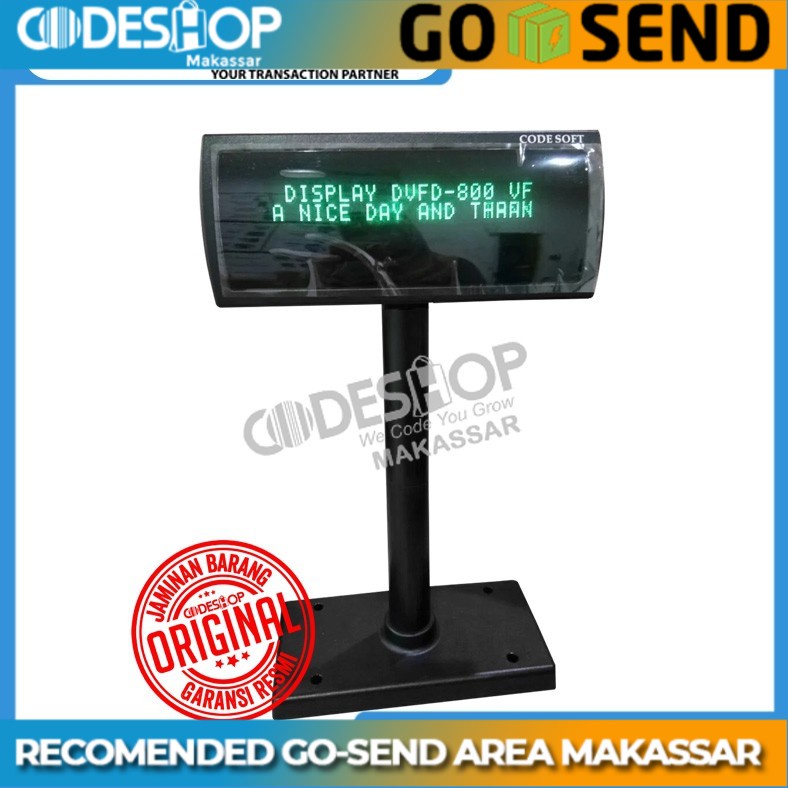 CUSTOMER DISPLAY INDOMARET POLE DISPLAY CODESOFT VFD