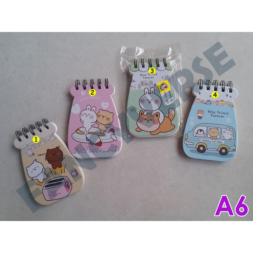 

Notebook Spiral A6 Animal XQ90K-1481 / Agenda Diary Notes Buku Catatan