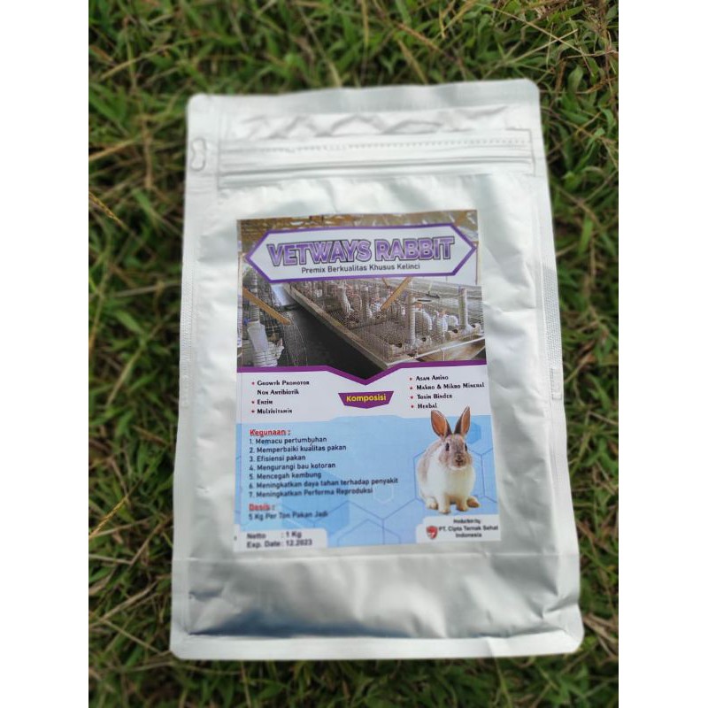 VETWAYS RABBIT - Suplemen untuk kelinci - Premix berkualitas khusus kelinci