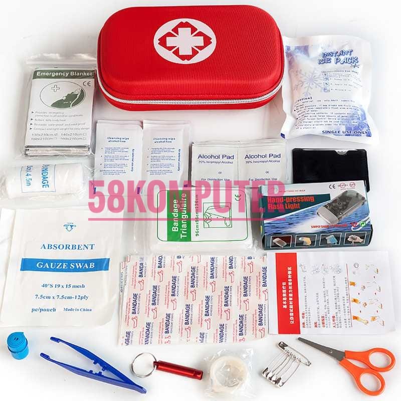 Perlengkapan P3k Lengkap First Aid Kit 18 In 1 Alat Medis P3K Lengkap First Aid Kit 18 In 1 Perlengkapan P3k Komplit First Aid Kit 18 In 1 Alat Medis P3K Lengkap First Aid Kit 18 In 1