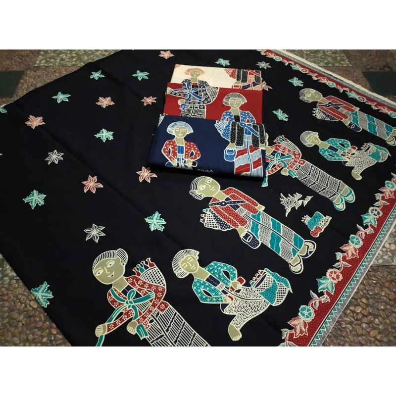 KAIN BATIK MOTIF MBOK JAMU GENDONG/AMELIA DRESS