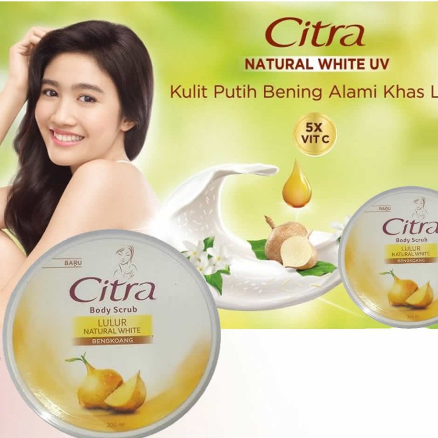 ★ BB ★ CITRA Lulur Natural White Bengkoang Body Scrub - 200ml