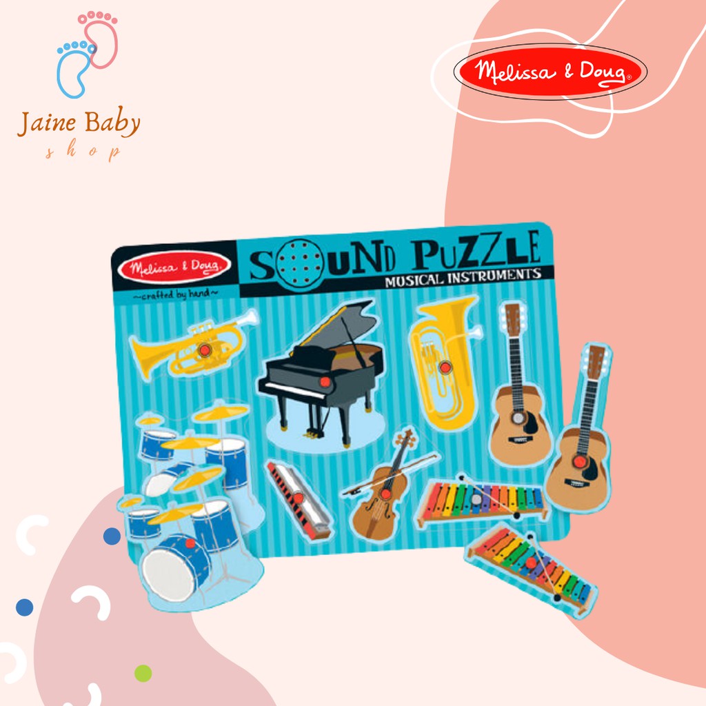 Melissa & Doug Musical Instrument Sound Puzzle