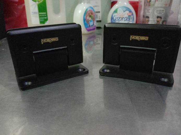 Engsel Shower Hinge Dekkson 7701 Glass To Wall Kaca Tembok Matt Black