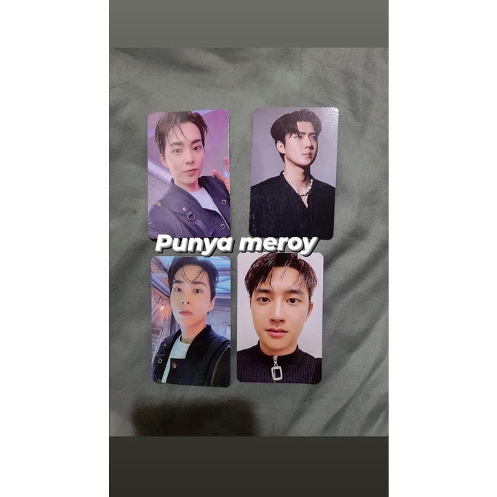 Photocard pc exo dftf dont fight the feeling kyungsoo sehun xiumin