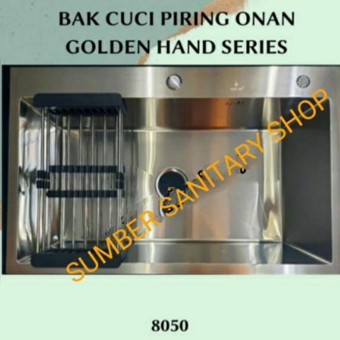 *:*:*:*:*] KITCHEN SINK 8050 GOLDEN HAND KRAN FLEXIBEL / BAK CUCI PIRING 8050