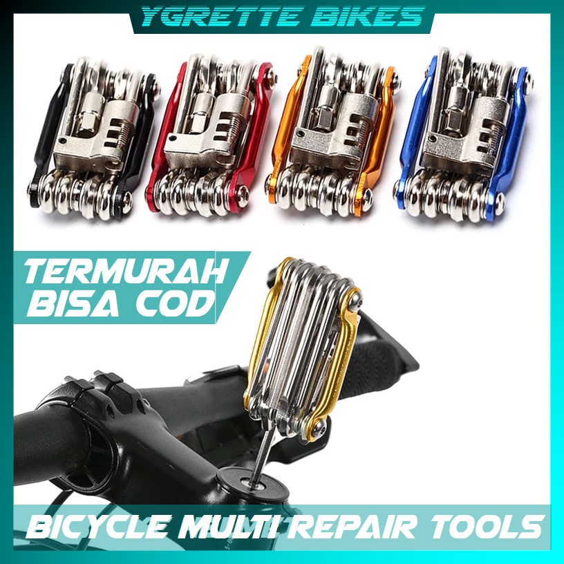 YGRETTE - KNIFEZER EDC Obeng set BICYCLE REPAIR TOOLS CHAIN CUTTER EDC lipat sepeda