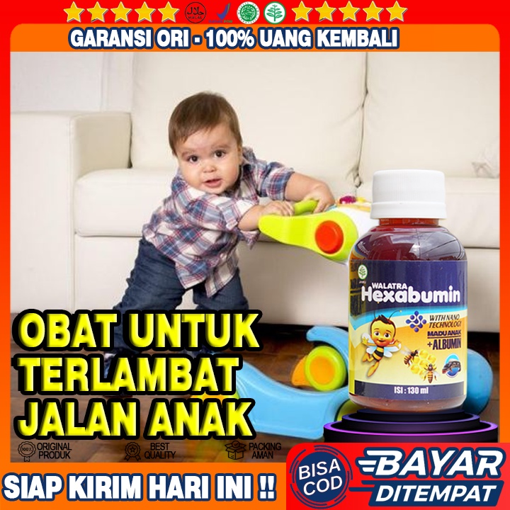 Obat Anak Terlambat Jalan - Walatra Hexabumin 100% Asli Terbukti Original
