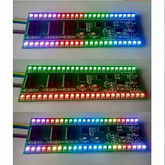 SOS> Display 24 Led vu level indicator dual channel RGB MCU