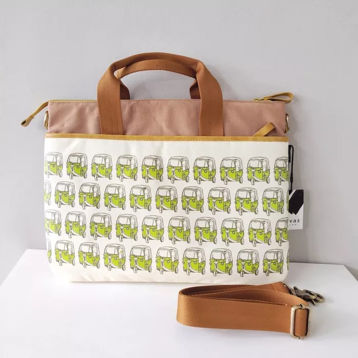 

Laptopbag Classic Bajaj Lime Canvas Living